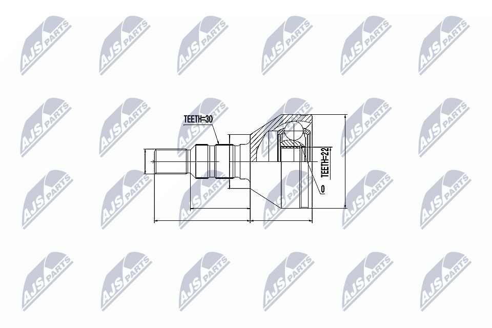 Jeu de joints, arbre de transmission NTY NPZ-DW-027 NTY NPZ-DW-027 Joint homocinétique OPEL ANTARA 2013
