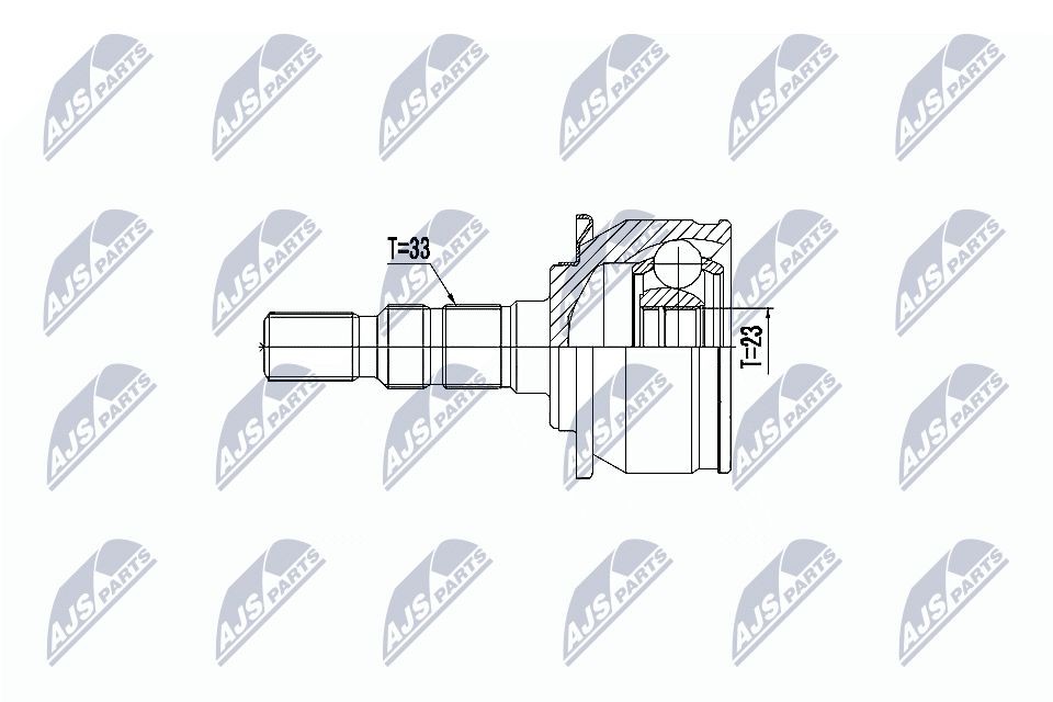 NTY Ledsats, drivaxel NPZ-PL-039 NTY NPZ-PL-039 Drivknut Astra Mk7 (K) Hatchback (B16) original