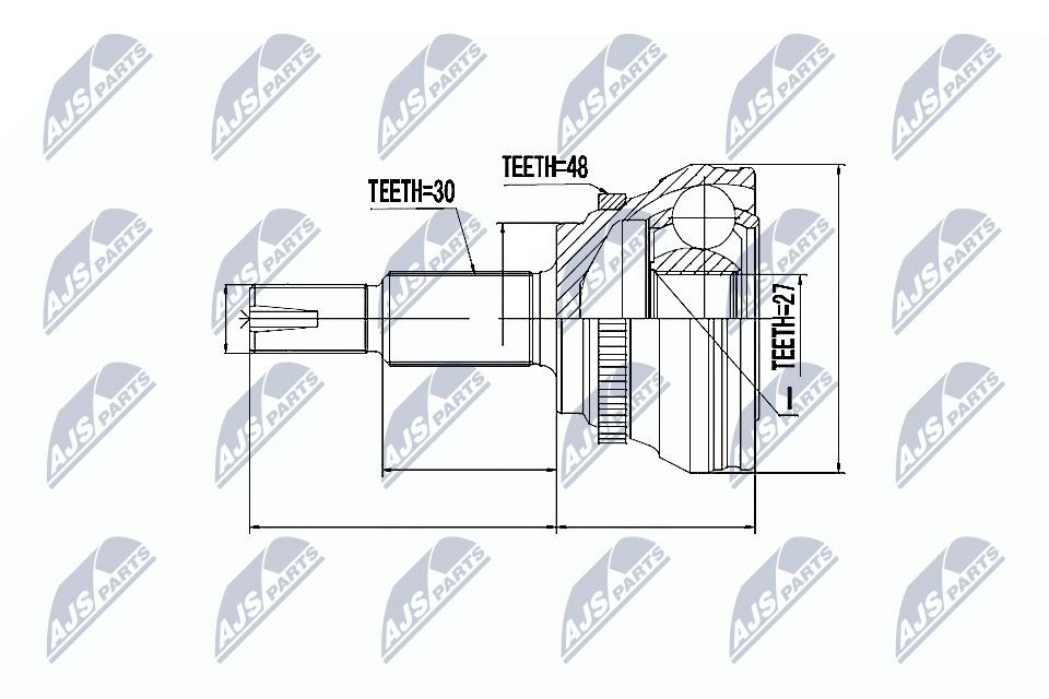 NTY Ledsats, drivaxel NPZ-TY-094 NPZ-TY-094 NTY Ledsats drivaxel Lexus