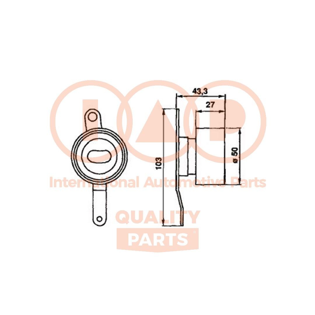 IAP QUALITY PARTS Kiristysrulla, hammashihnat 127-06013 IAP QUALITY PARTS 127-06013 Honda HR-V 1 kiristysrulla, hammashihnat vaihto hinta