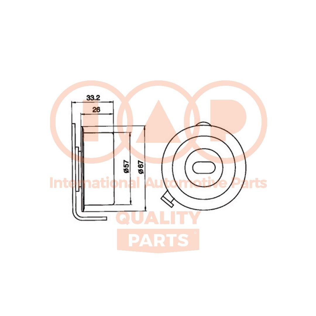 IAP QUALITY PARTS Galet tendeur de courroie de distribution 127-07090 IAP QUALITY PARTS 127-07090 Galet tendeur de courroie de distribution KIA Picanto ba prix