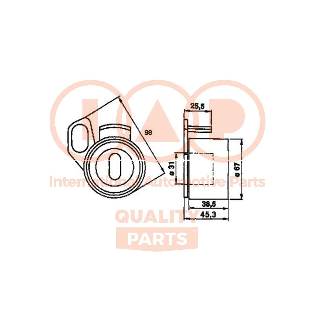 IAP QUALITY PARTS Τεντωτήρας, οδοντ. ιμάντας 127-09011 127-09011 Τεντωτήρας, οδοντ. ιμάντας IAP QUALITY PARTS OPEL VECTRA
