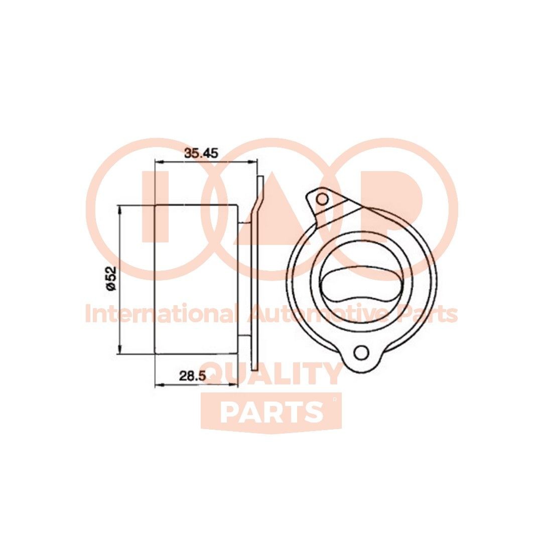 IAP QUALITY PARTS Strammehjul, tandrem 127-11051 IAP QUALITY PARTS Strammehjul, tandrem MAZDA 127-11051