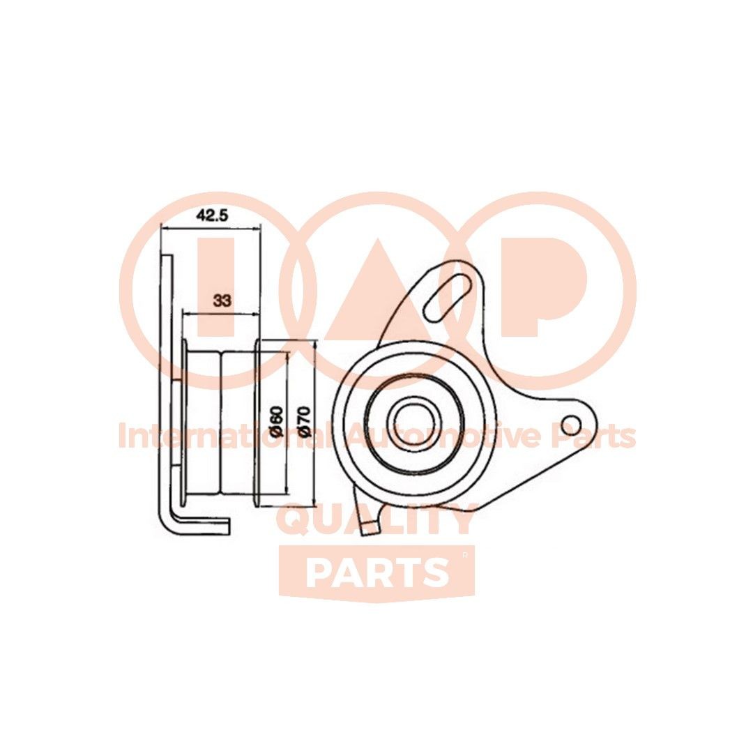 IAP QUALITY PARTS Pingutusrull, Hammasrihm 127-12010 Pingutusrull, hammasrihm IAP QUALITY PARTS i30 127-12010 odav