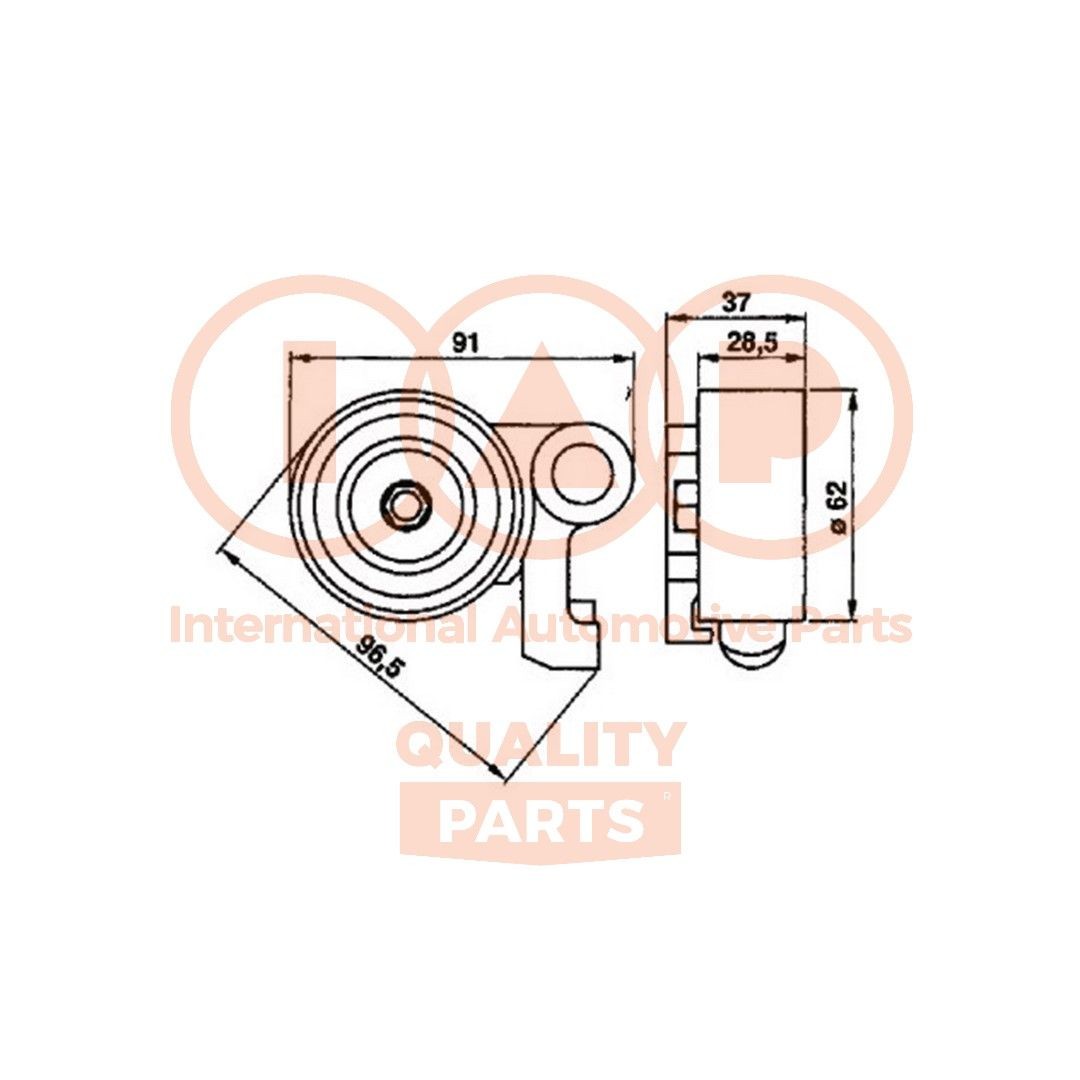 IAP QUALITY PARTS Galet tendeur de courroie de distribution 127-17067 Galet tendeur de courroie de distribution IAP QUALITY PARTS LEXUS 127-17067