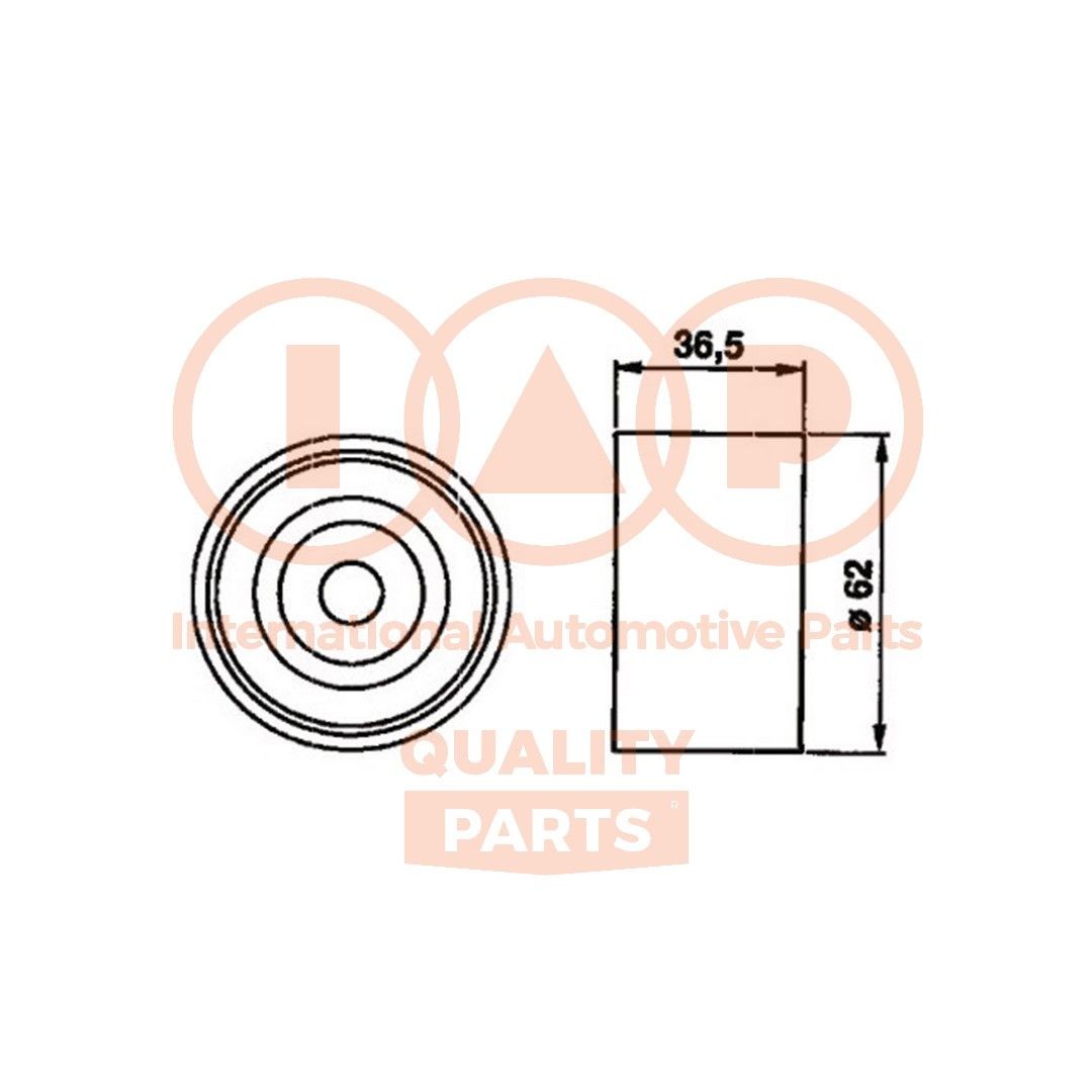 IAP QUALITY PARTS Galet tendeur de courroie de distribution 127-17087 Galet tendeur de courroie de distribution IAP QUALITY PARTS LEXUS 127-17087