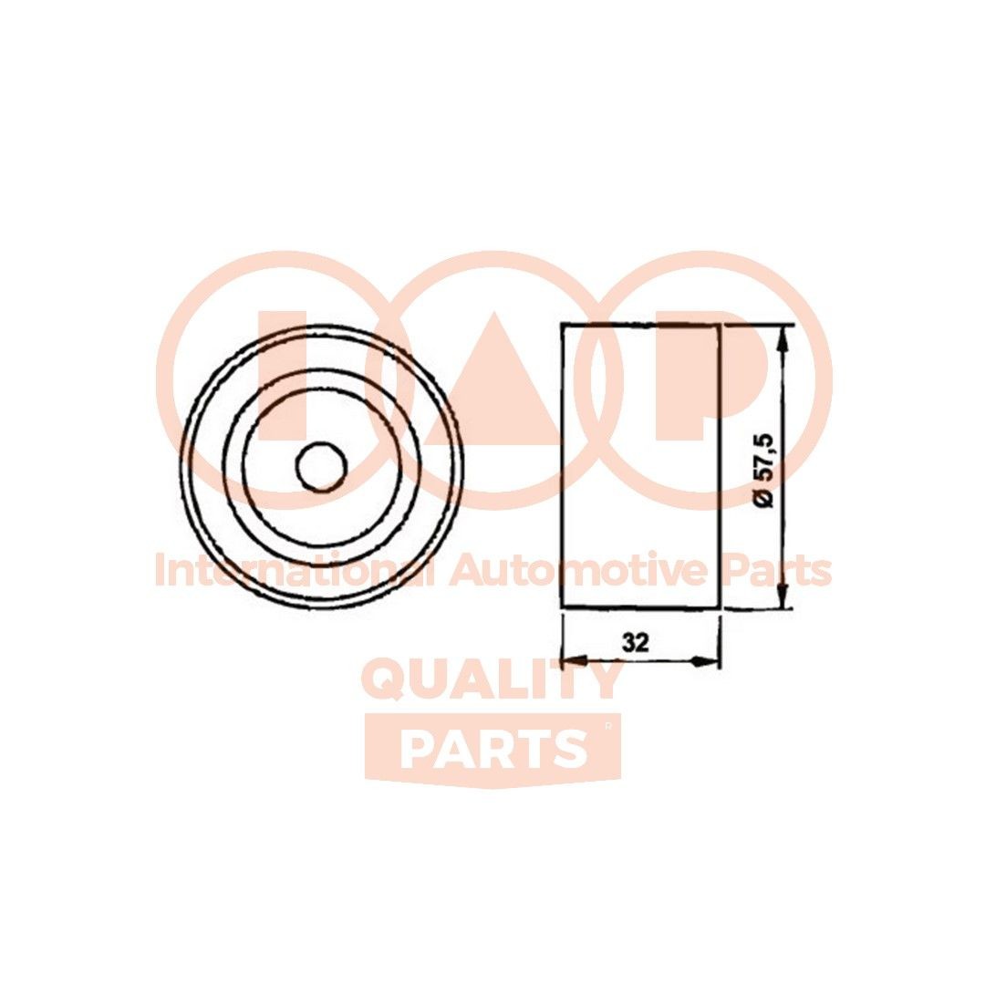 IAP QUALITY PARTS Napínacia kladka ozubeného remeňa 127-17121 Napínacia kladka ozubeného remeňa IAP QUALITY PARTS LEXUS 127-17121