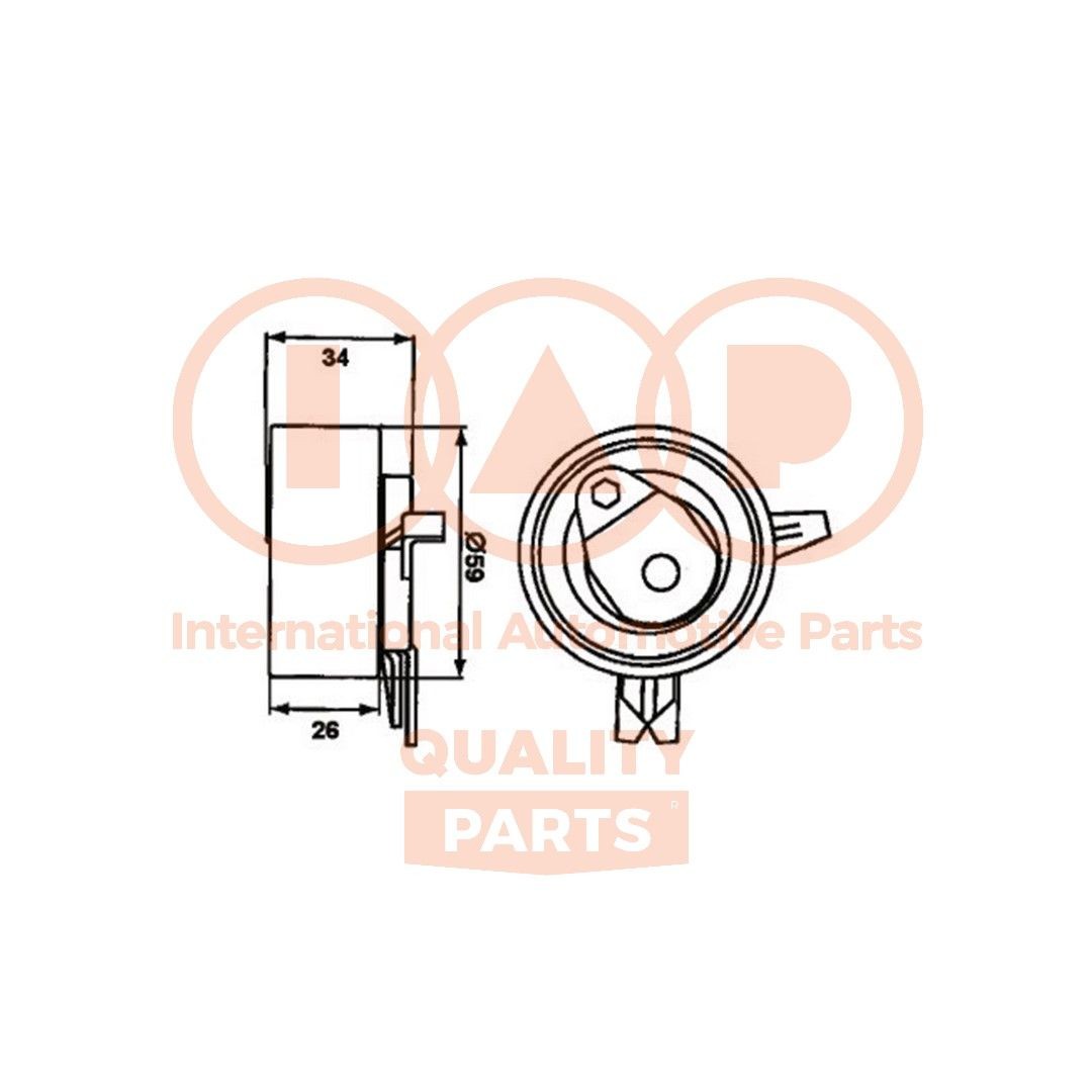 IAP QUALITY PARTS Pingutusrull, Hammasrihm 127-20040 Pingutusrull, hammasrihm IAP QUALITY PARTS VECTRA 127-20040 odav