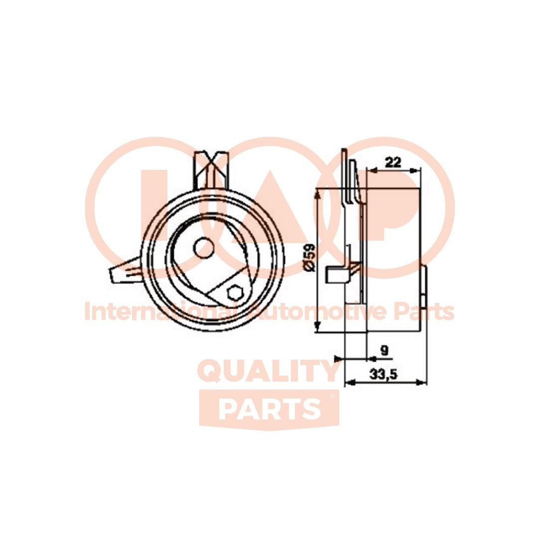 IAP QUALITY PARTS Τεντωτήρας, οδοντ. ιμάντας 127-20071 127-20071 Τεντωτήρας, οδοντ. ιμάντας OPEL VECTRA IAP QUALITY PARTS