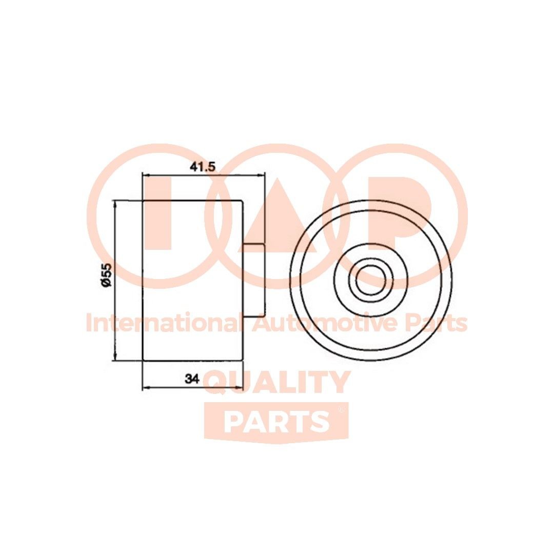 IAP QUALITY PARTS Spanrol, distributieriem 127-21055 127-21055 Spanrol, tandriem KIA SPORTAGE IAP QUALITY PARTS