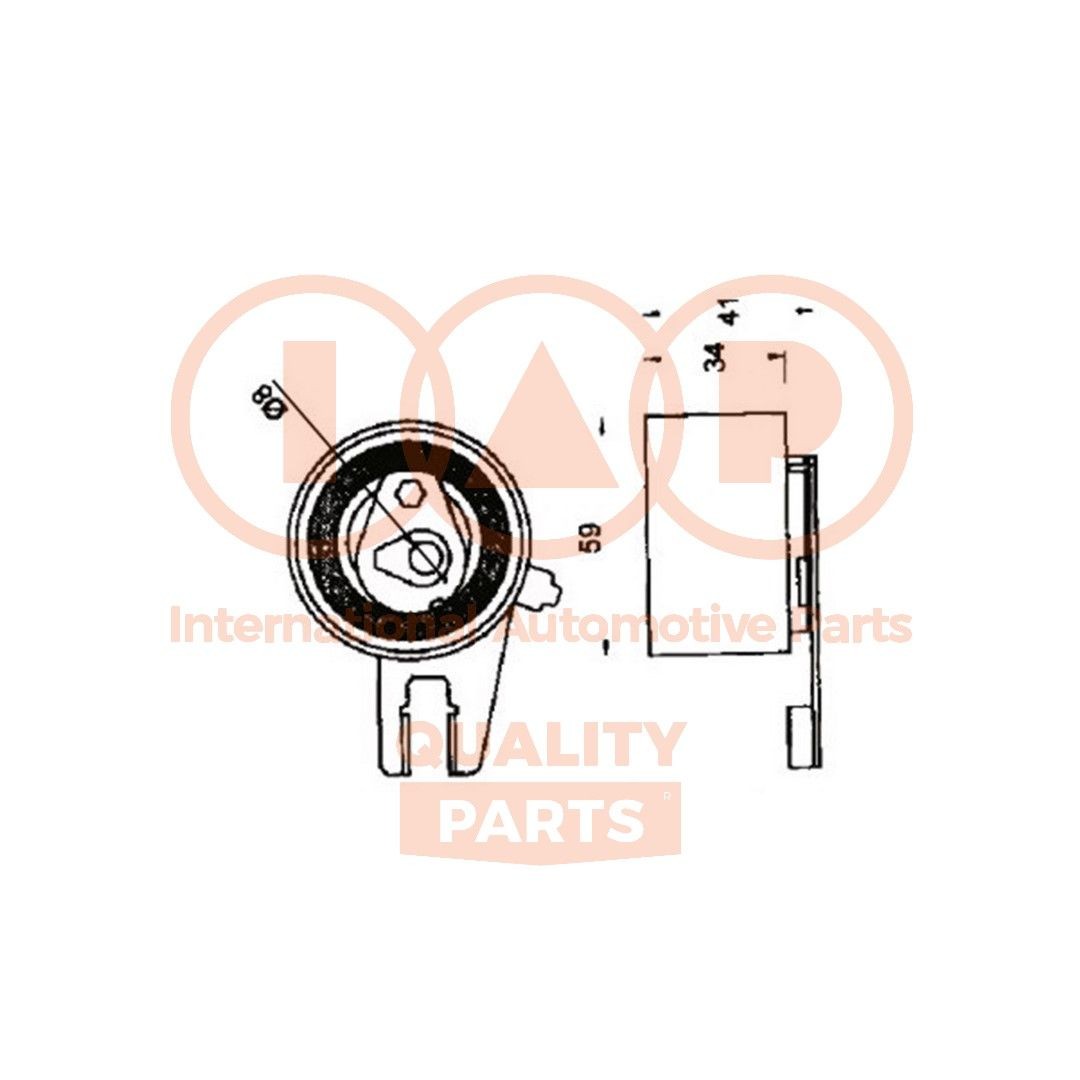IAP QUALITY PARTS Strammehjul, registerreim 127-21058 127-21058 IAP QUALITY PARTS Strammerull, tannrem Saab billige