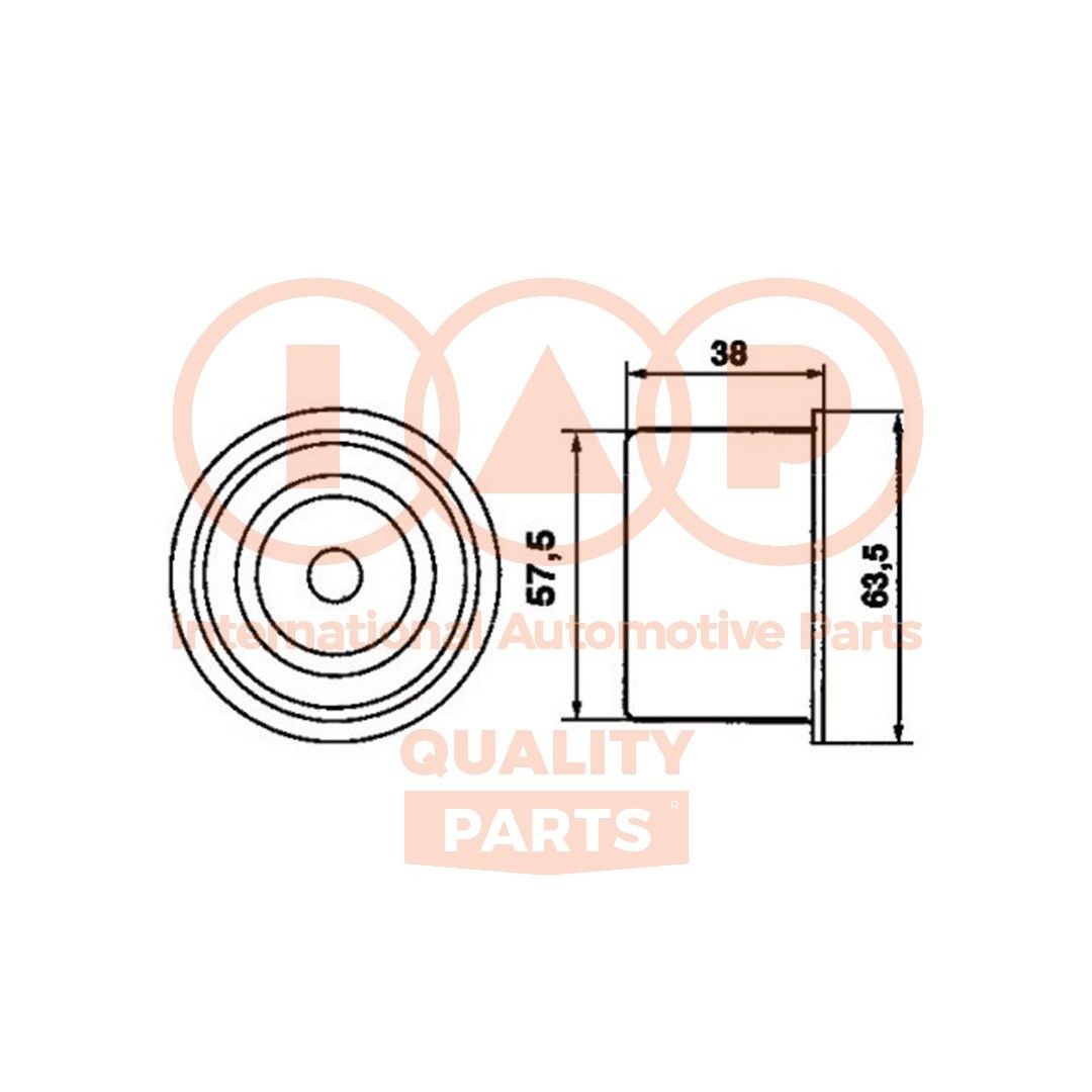 IAP QUALITY PARTS Pingutusrull, Hammasrihm 127-21089 127-21089 Pingutusrull, hammasrihm HYUNDAI i30 IAP QUALITY PARTS