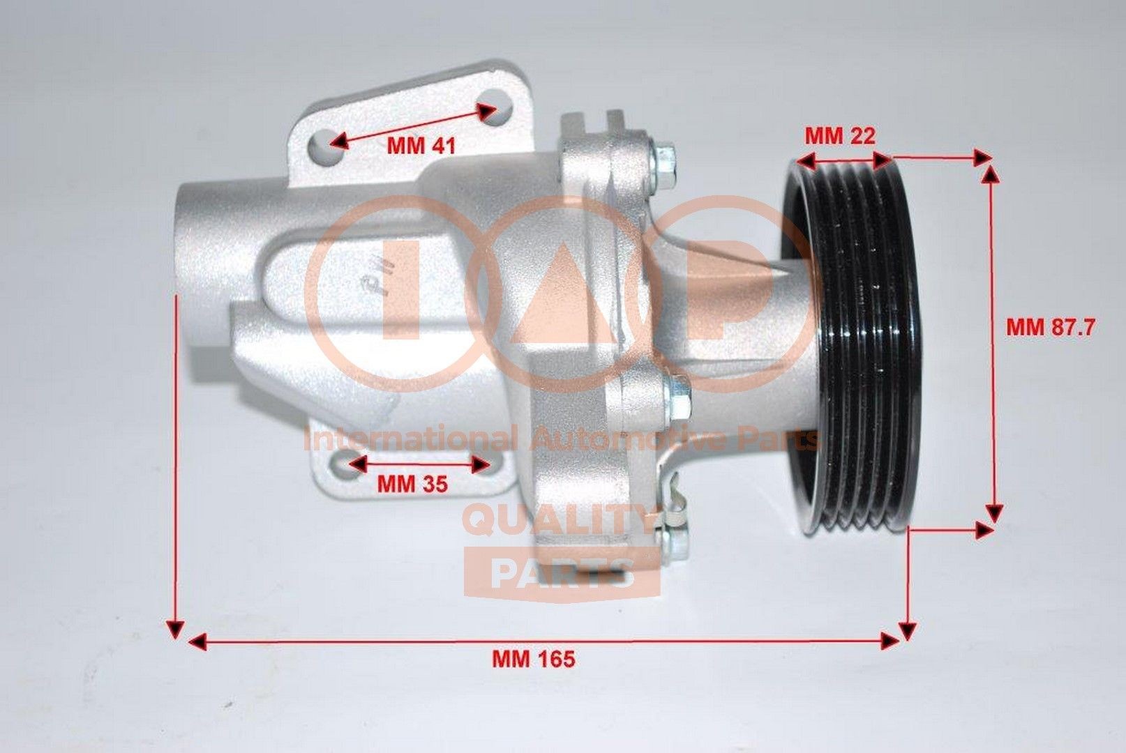 IAP QUALITY PARTS Vannpumpe 150-03045 150-03045 Vannpumpe HYUNDAI H-1 Kassevogn IAP QUALITY PARTS