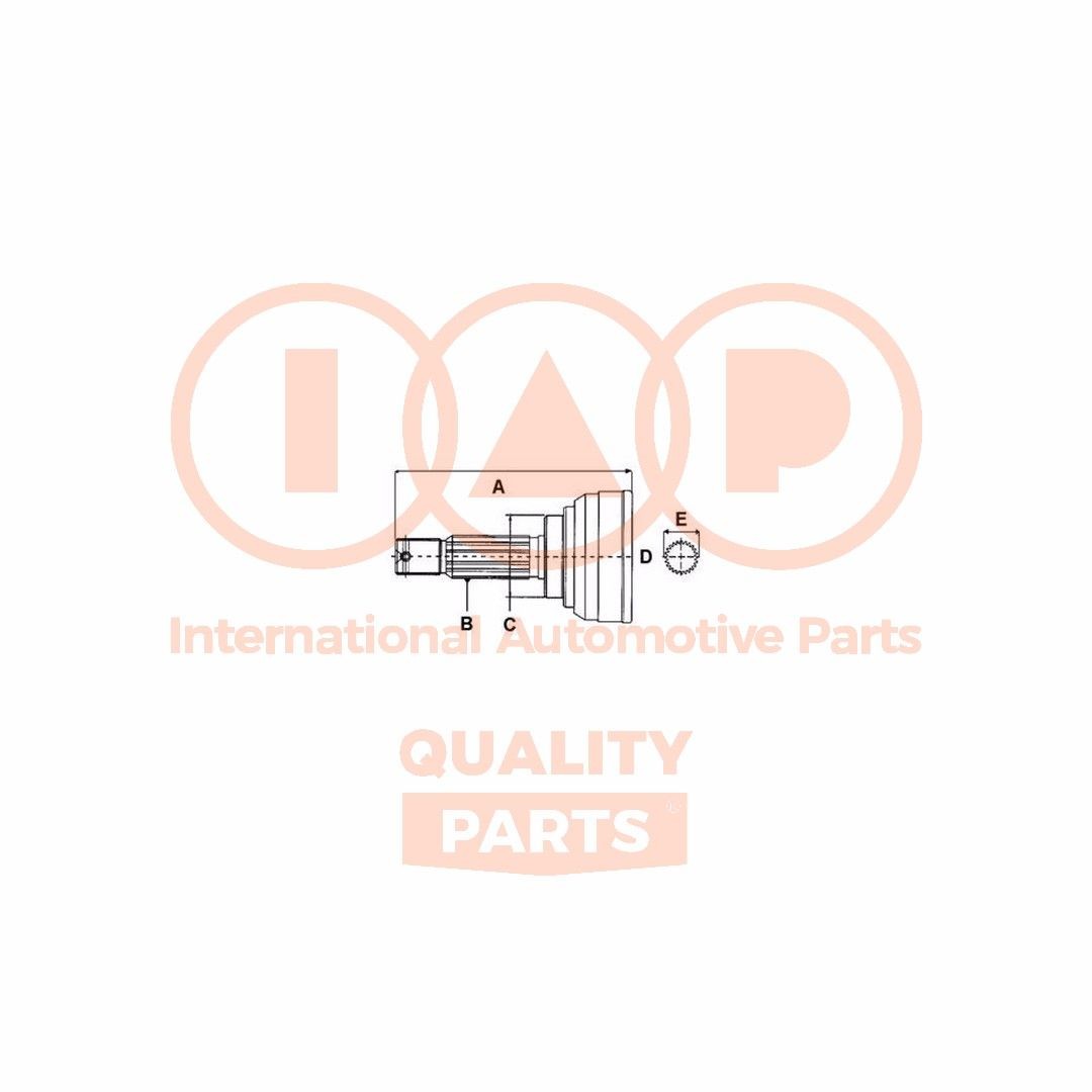 IAP QUALITY PARTS Liigendlaager, veovõll 406-11023 406-11023 Pooltelje ots MAZDA 6 IAP QUALITY PARTS