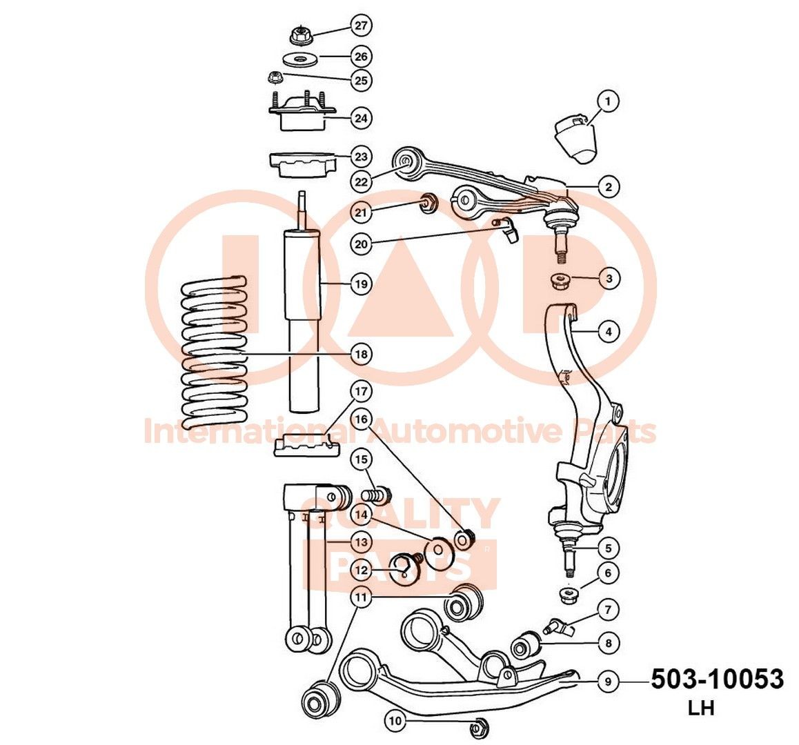 IAP QUALITY PARTS Õõtshoob, käändmik 503-10053 IAP QUALITY PARTS Õõtshoob JEEP 503-10053