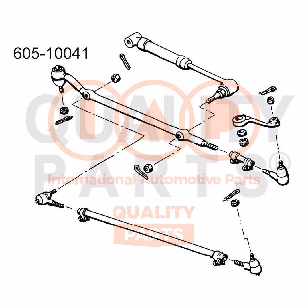 IAP QUALITY PARTS Roolivarras 605-10041 IAP QUALITY PARTS Roolivarras SEAT 605-10041