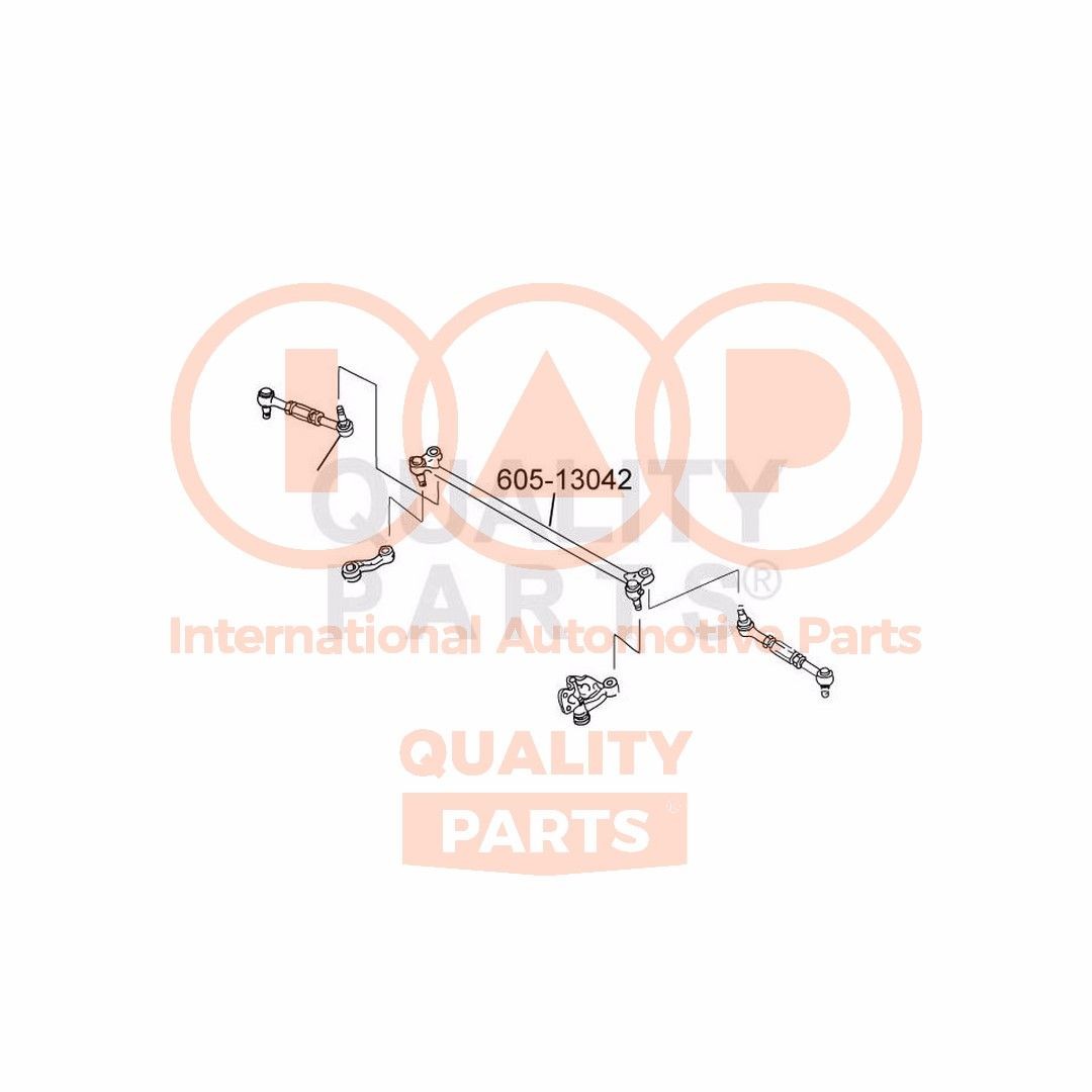 IAP QUALITY PARTS Styrstag 605-13042 FORD parallellstag IAP QUALITY PARTS 605-13042