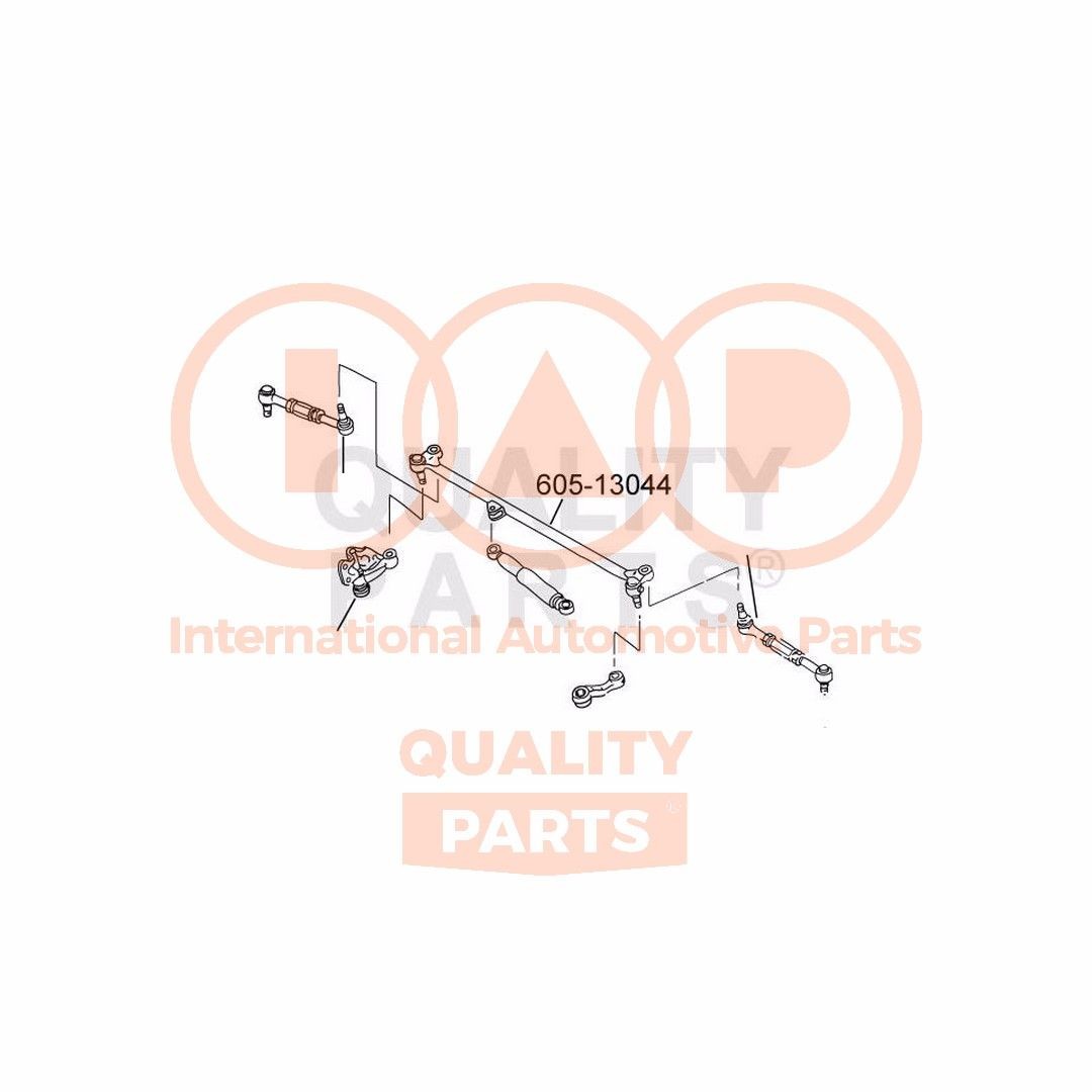 IAP QUALITY PARTS Styrstag 605-13044 605-13044 IAP QUALITY PARTS parallellstag NISSAN PATROL