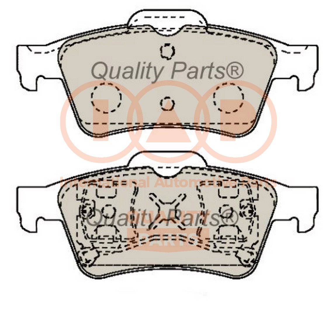 IAP QUALITY PARTS Bremseklodser 704-11028 Bremseklodser JAGUAR IAP QUALITY PARTS 704-11028