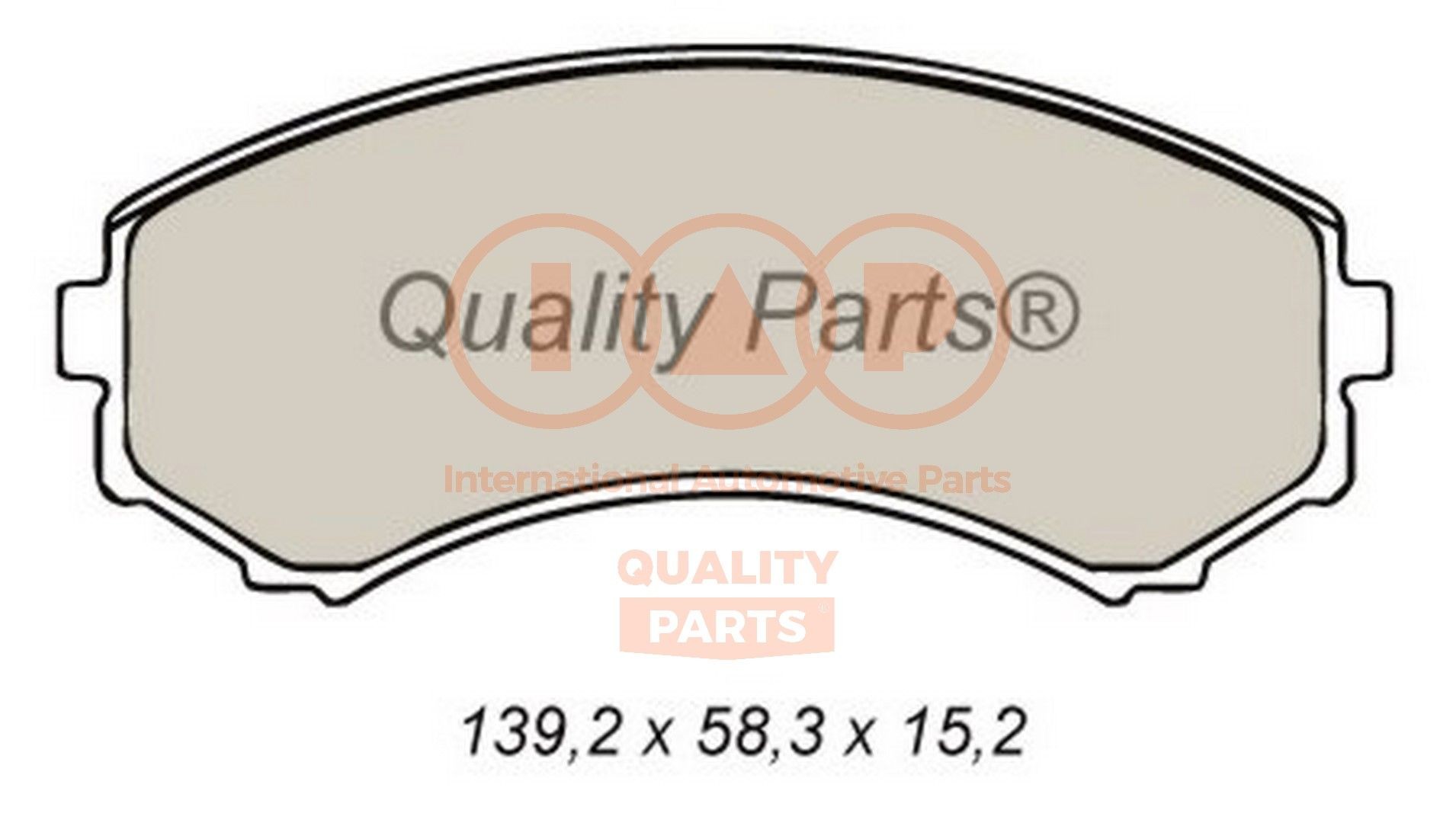 IAP QUALITY PARTS Bromsbelägg 704-12026 704-12026 IAP QUALITY PARTS Bromsbelägg Mazda