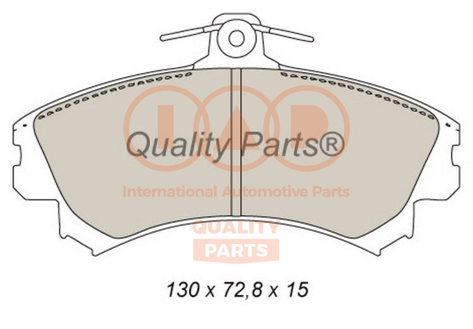 IAP QUALITY PARTS Bromsbelägg 704-12065 VOLVO bromskloss IAP QUALITY PARTS 704-12065