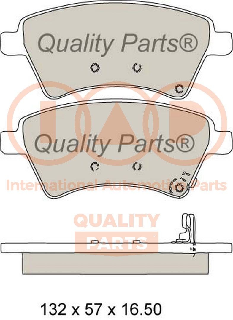 IAP QUALITY PARTS Jarrupalat, levyjarru 704-16100 Jarrupalat, levyjarru IAP QUALITY PARTS Etuakseli