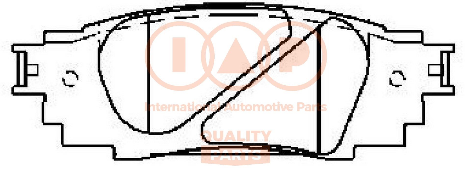 IAP QUALITY PARTS Bromsbelägg 704-17241 704-17241 IAP QUALITY PARTS Bromsklossar Audi