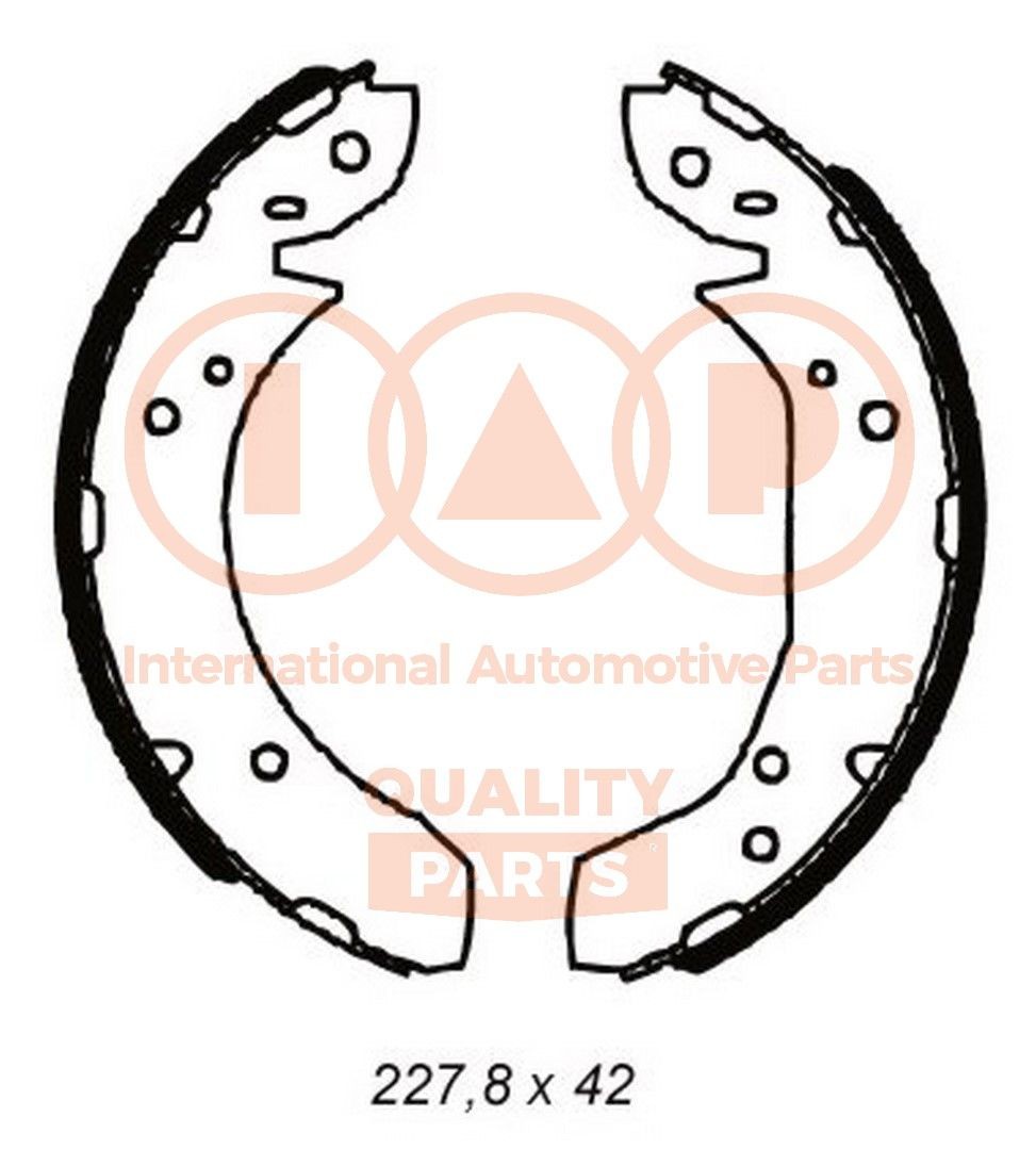 IAP QUALITY PARTS Kit ganasce freni 705-07031 IAP QUALITY PARTS 705-07031 Ganasce Hyundai Sonata EF originale prezzo