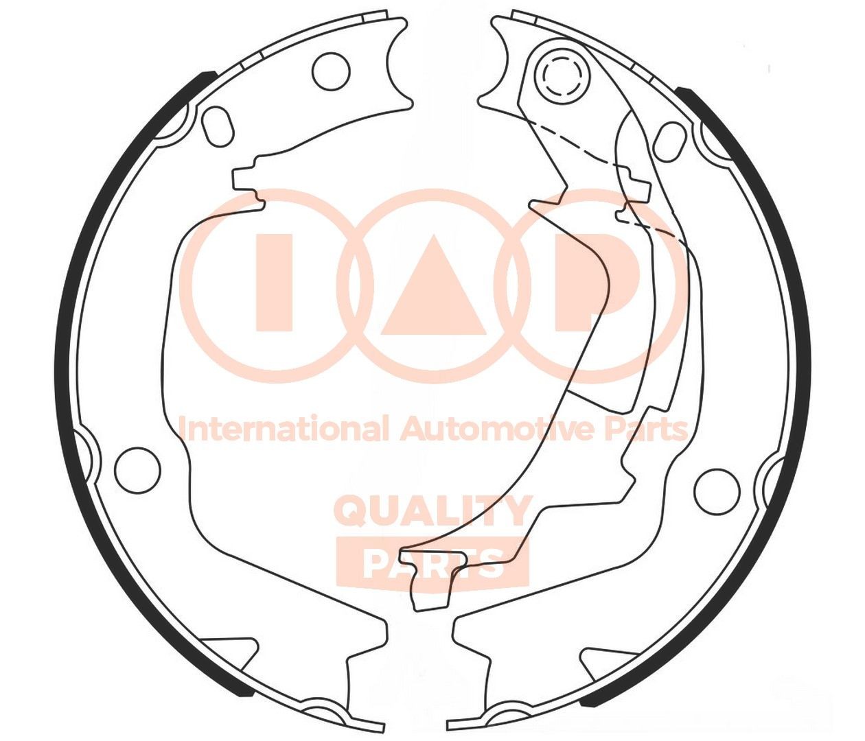 IAP QUALITY PARTS Kit ganasce freni 705-07048 IAP QUALITY PARTS 705-07048 Kit ganasce Hyundai i20 PB prezzo
