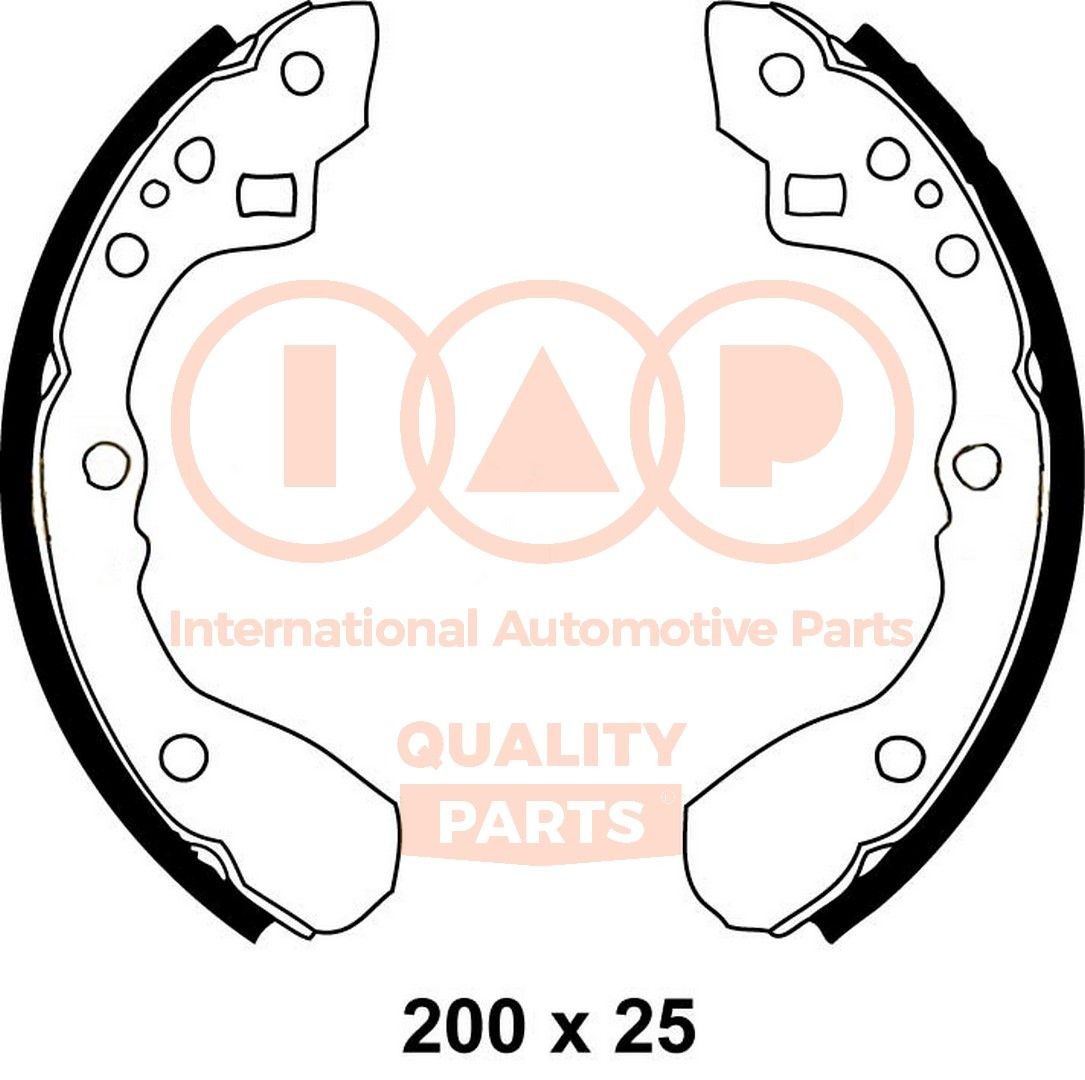 IAP QUALITY PARTS Bremsesko sett 705-11051 Bremsesko IAP QUALITY PARTS 2 705-11051 billige