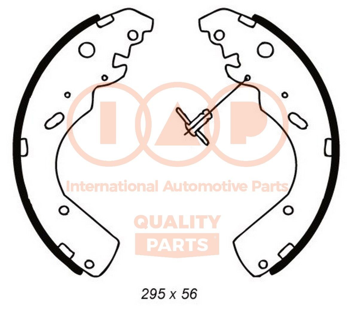 IAP QUALITY PARTS Bremsesko sett 705-11071 705-11071 Bremsesko sett MAZDA 2 IAP QUALITY PARTS