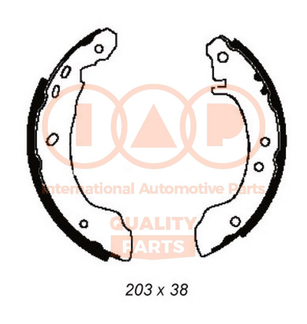 IAP QUALITY PARTS Jeu de mâchoires de frein 705-13080 IAP QUALITY PARTS 705-13080 Garnitures de freins Nissan Primera P10 prix