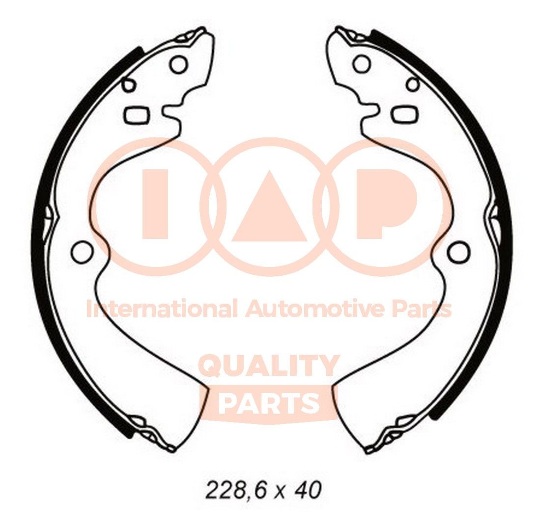 IAP QUALITY PARTS Bremsebakkesæt 705-13081 Bremsebakker IAP QUALITY PARTS Nissan TERRANO 705-13081