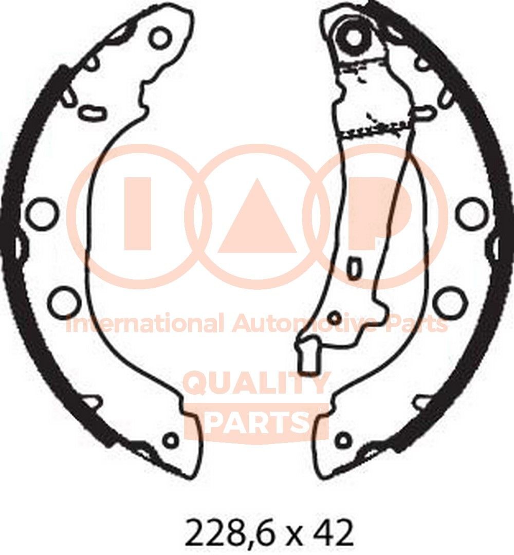 IAP QUALITY PARTS Jeu de mâchoires de frein 705-13082 Garnitures de freins IAP QUALITY PARTS MASTER 705-13082 pas cher