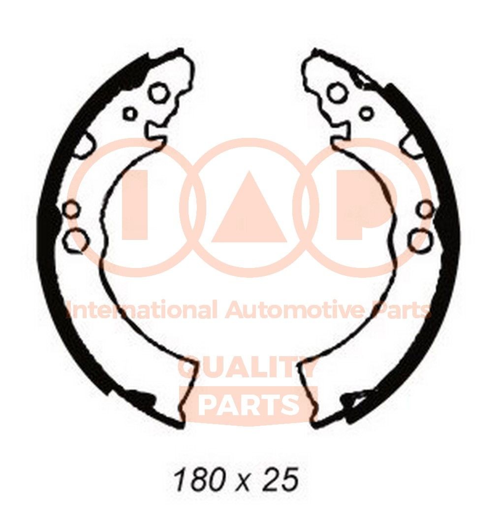 IAP QUALITY PARTS Bremsebakkesæt 705-13090 Bremsebakker IAP QUALITY PARTS TERRANO 705-13090 billig