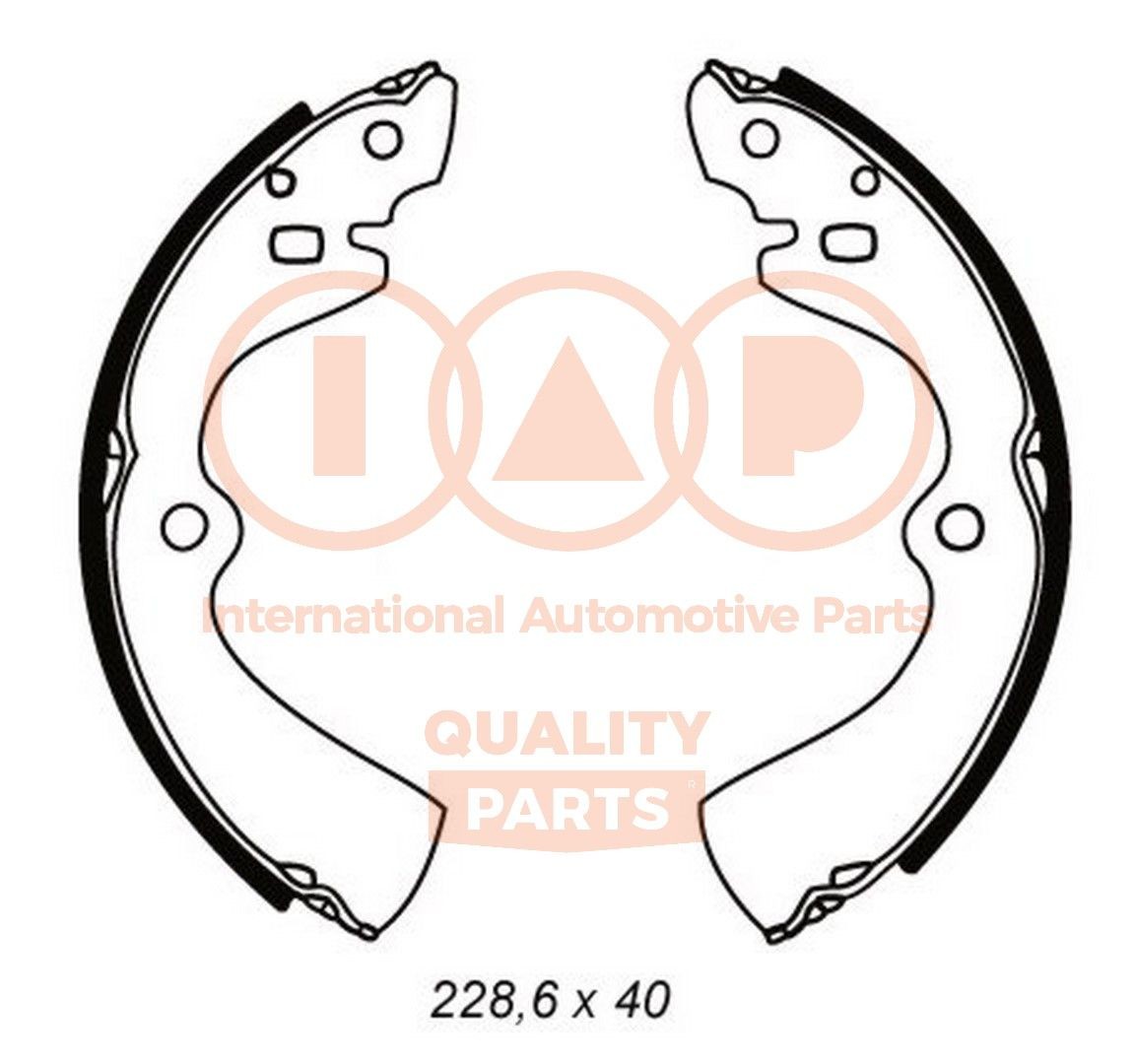 IAP QUALITY PARTS Jeu de mâchoires de frein 705-13096 705-13096 Jeu de mâchoires de frein NISSAN PRIMERA IAP QUALITY PARTS