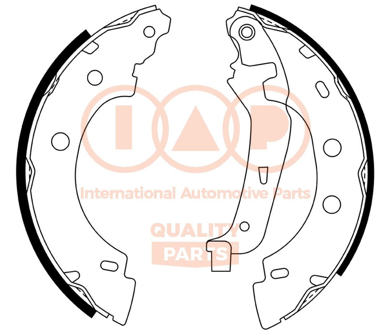 IAP QUALITY PARTS Jogo de maxilas de travão 705-13160 705-13160 Jogo de maxilas de travão RENAULT TWINGO IAP QUALITY PARTS