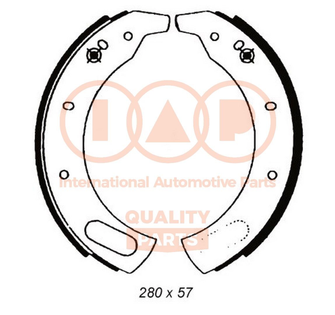 IAP QUALITY PARTS Bromsbacksats 705-14020 AUDI bromsbacksats IAP QUALITY PARTS 705-14020