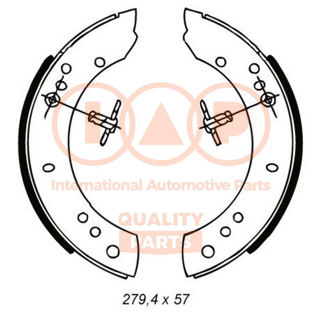 IAP QUALITY PARTS Bremsebakkesæt 705-14040 705-14040 IAP QUALITY PARTS Tromlebremser Audi billig