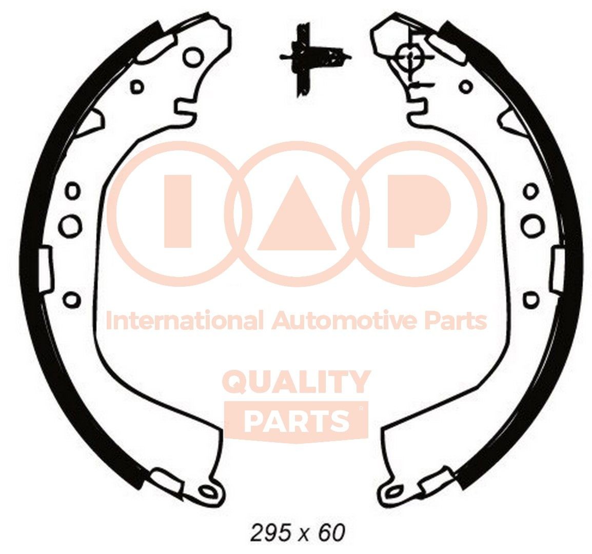 IAP QUALITY PARTS Jarrukenkäsarja 705-17020 Toyota Land Cruiser 80 jarrukengät IAP QUALITY PARTS 705-17020