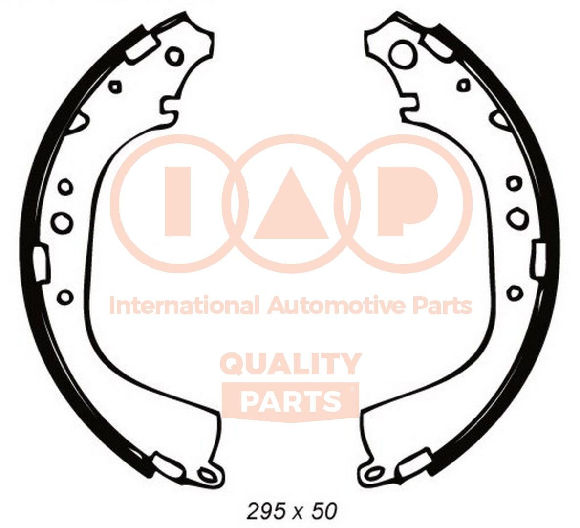 IAP QUALITY PARTS Bromsbacksats 705-17070 AUDI bromsbacksats IAP QUALITY PARTS 705-17070