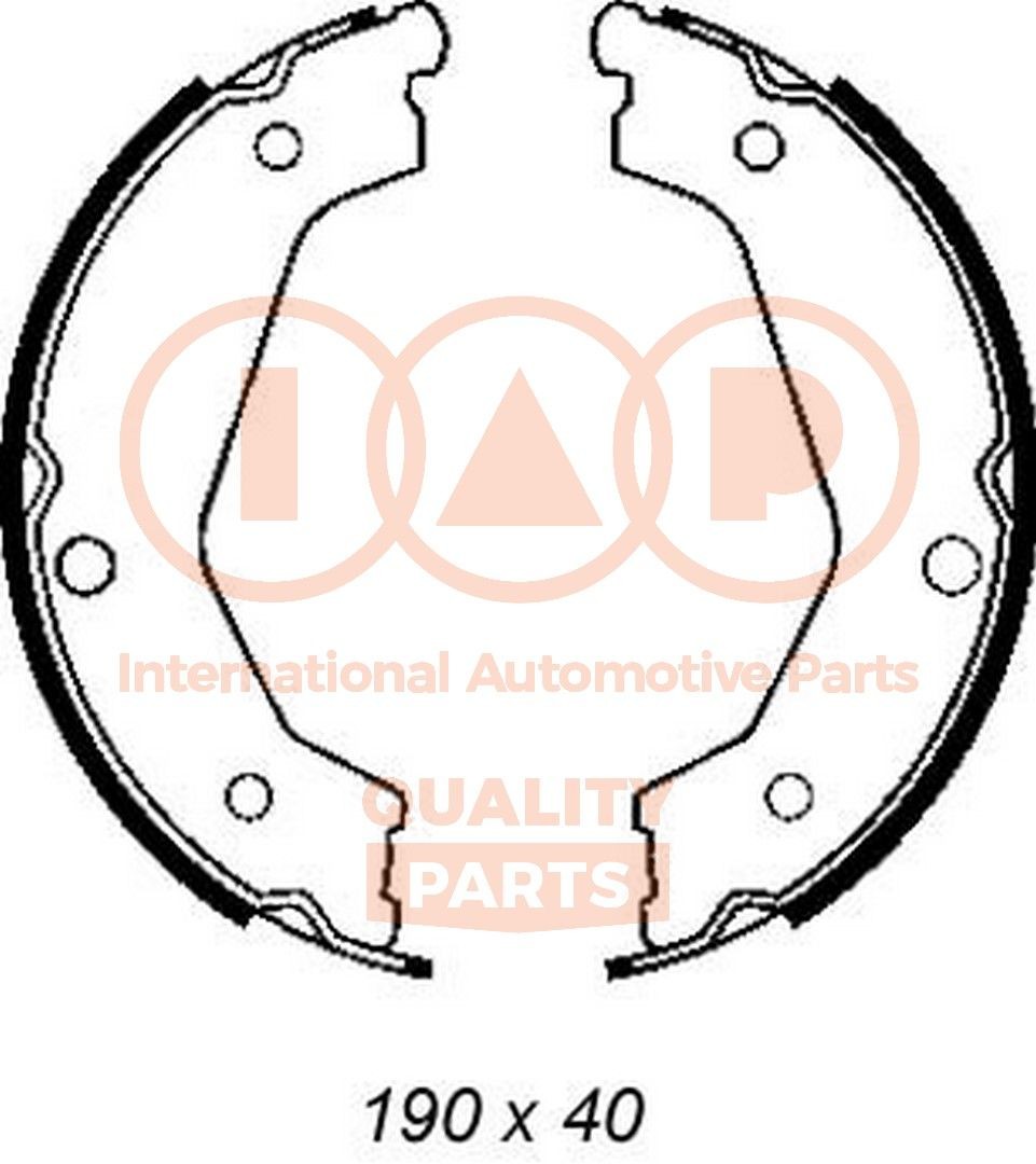 IAP QUALITY PARTS Bremžu loku kompl., Stāvbremze 705-21083 705-21083 Bremžu loku stāvbremze SUZUKI JIMNY IAP QUALITY PARTS