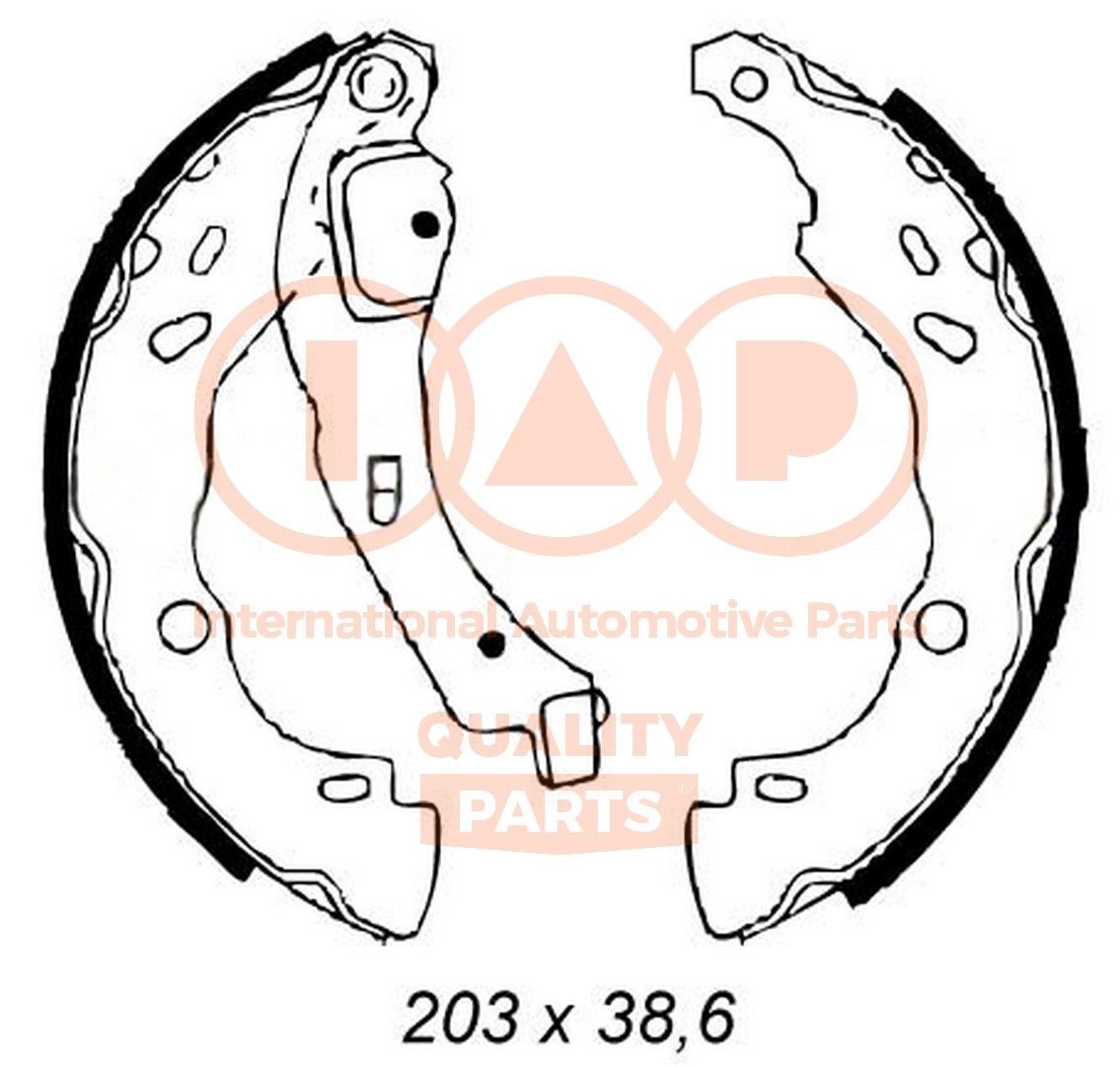 IAP QUALITY PARTS Brake Shoe Set 705-29011 Dacia LOGAN IAP QUALITY PARTS drum brake 70529011