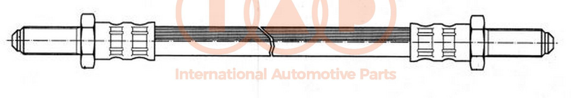 IAP QUALITY PARTS Brake hose 708-14021 IAP QUALITY PARTS 708-14021 LAND ROVER 88/109 Mk3 Off-road Convertible flexible brake hose replacement