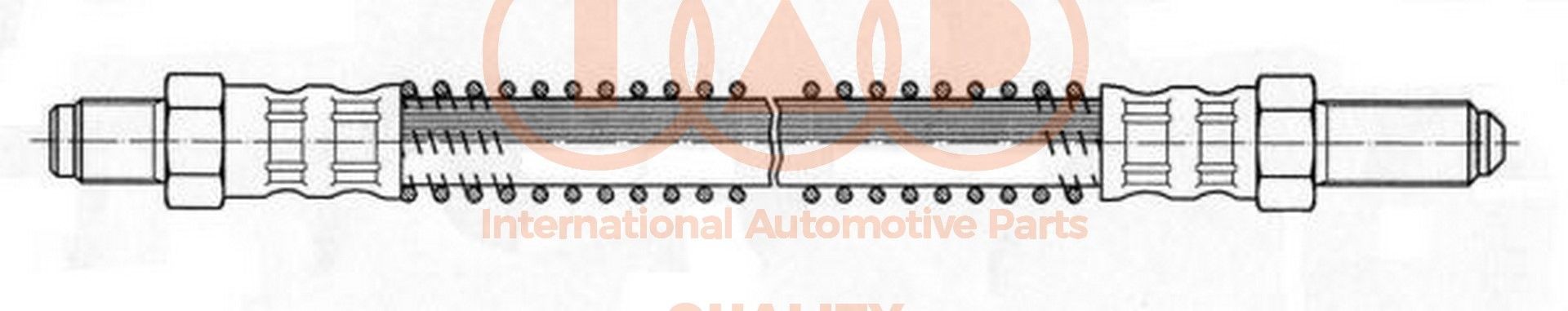 IAP QUALITY PARTS Brake hose 708-14081 IAP QUALITY PARTS 708-14081 LAND ROVER 88/109 Mk3 Off-road Convertible brake flexi hose replacement