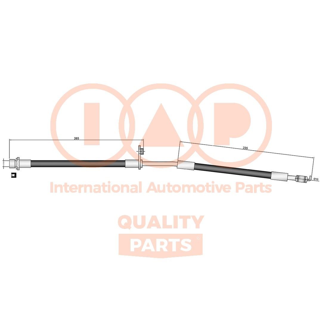 IAP QUALITY PARTS Flexible de frein 708-17180 708-17180 Flexible de frein IAP QUALITY PARTS TOYOTA COROLLA