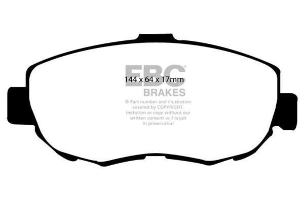 EBC Brakes Bremseklosser DP21223 DP21223 Bremseklosser TOYOTA PROACE EBC Brakes