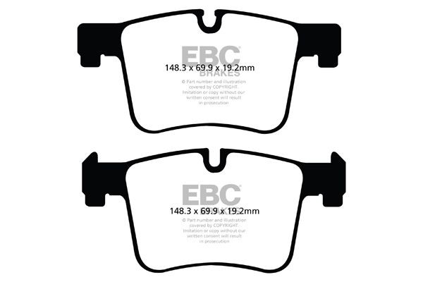 EBC Brakes Brzdové doštičky/platničky DP22105 Brzdové platničky EBC Brakes Opel CORSA DP22105