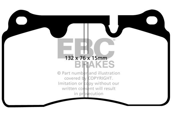 EBC Brakes Brake pad set DP41908R Renault MASTER EBC Brakes brake pads DP41908R