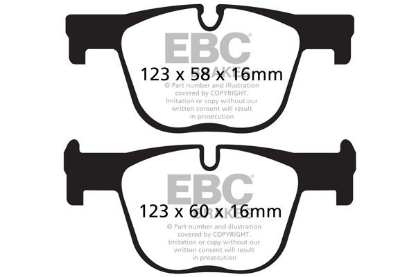 EBC Brakes Piduriklotsid DP42131R EBC Brakes Piduriklotsid DP42131R
